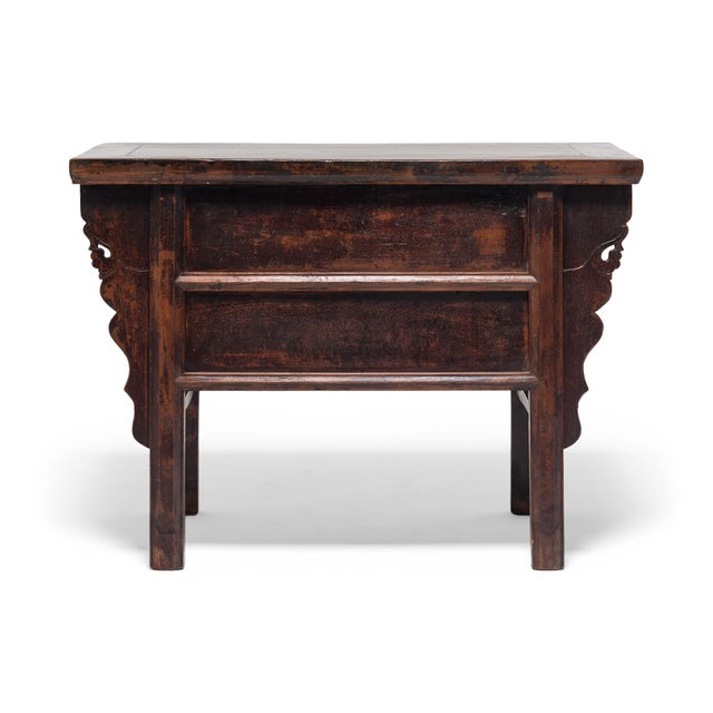 Mid 19th Century Antique Chinese Chrysanthemum Coffer Table, C. 1850 For Sale - Image 5 of 8