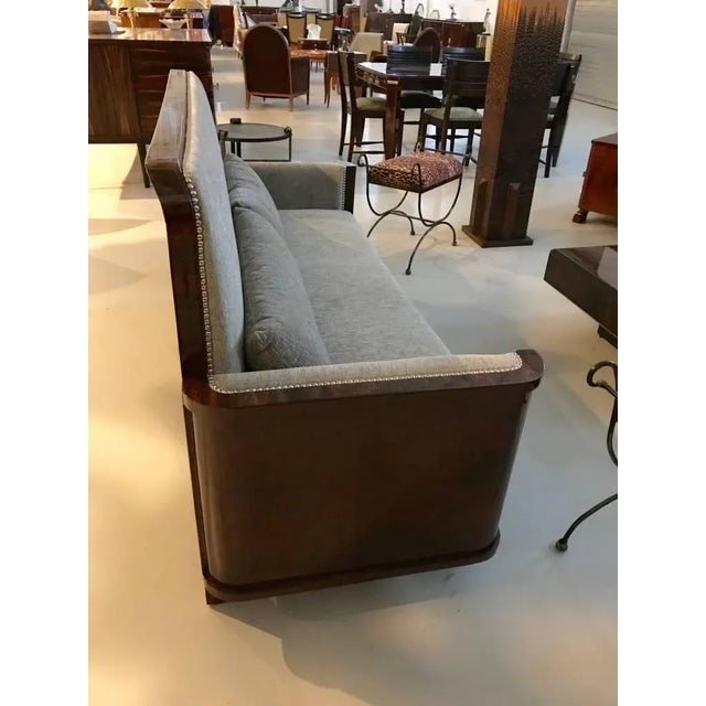 Art Deco French Art Deco Macassar Sofa, circa 1930 For Sale - Image 3 of 13
