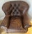 Restoration Hardware Leather Buster Chair For Sale In Boston - Image 6 of 15