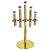 Modernist Brass Table Light in the style of Gaetano Sciolari, Italy, 1970s For Sale