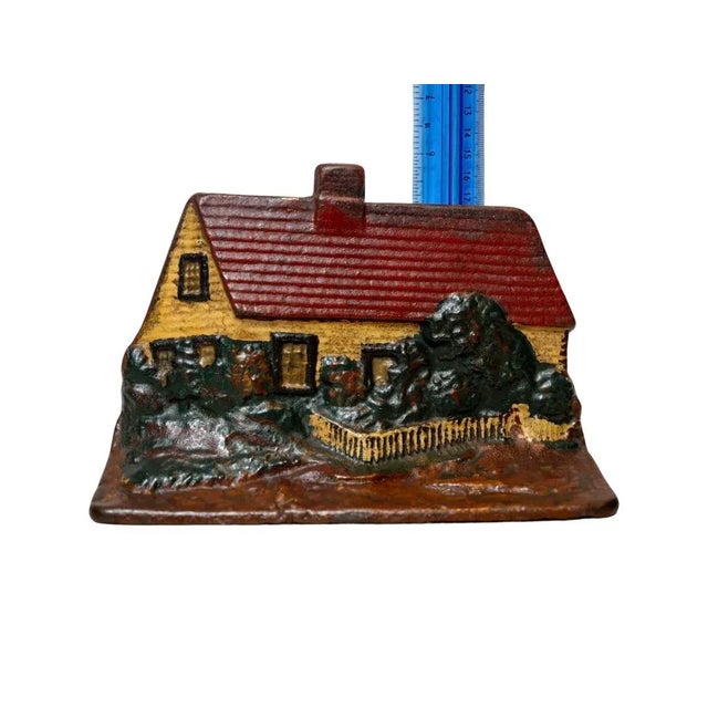 Early 20th Century Eastern Manufacturing Company "Cape Cod Cottage" Doorstop #14 For Sale - Image 4 of 7