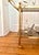 Black Hollywood Regency Bar Trolley in Brass and Crystal Glass in the style of Dolce Vita by Cesare Lacca, 1970s For Sale - Image 8 of 10