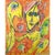 Carl-Henning Pedersen (1913-2007). 'H. C. Andersen Suite'. lithograph, no. 85/250. 75 x 55.5 (82 x 62) cm. Comes in a frame.
