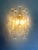 Contemporary Transparent “Poliedri” Murano Glass Gold Wall Sconce in Venini Style For Sale - Image 4 of 7