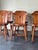 Set of 6 Carved Pine Chairs Denmark 1970s For Sale - Image 4 of 6
