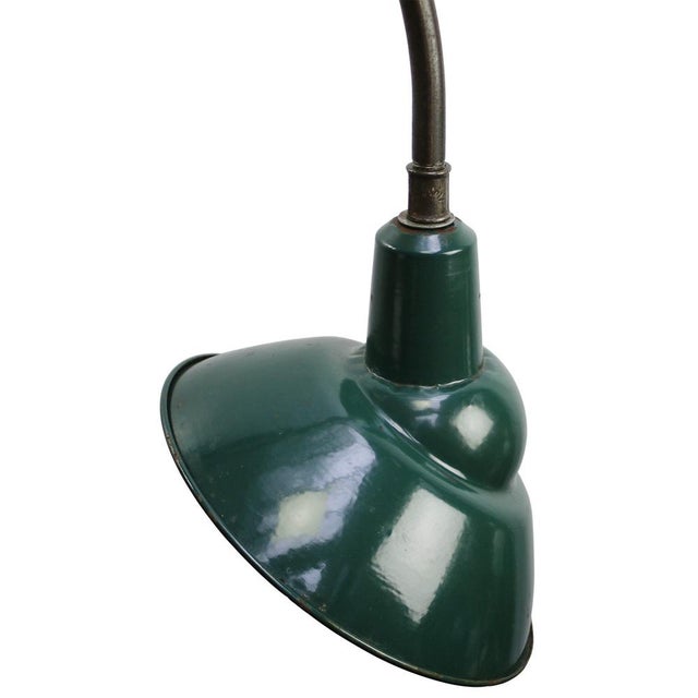French Iron and Green Enamel Street Light from Sammode, France For Sale - Image 4 of 6