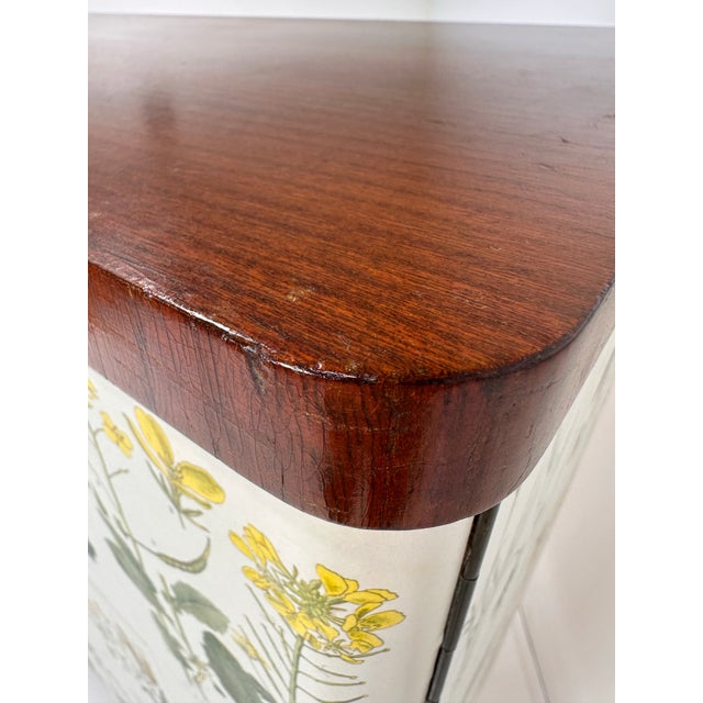 1940’s Swedish Cabinet With Nordens Flora Illustrations For Sale - Image 10 of 11