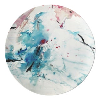 Limited Edition "Love Liberates" Fine Bone China Plate No. 2 by Fanyu Lin For Sale