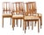Broyhill Brasilia Mid Century Walnut Dining Chairs - Set of 6 For Sale