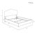 Full Ashland Bed in Titan Pink Champagne For Sale In Chicago - Image 6 of 7