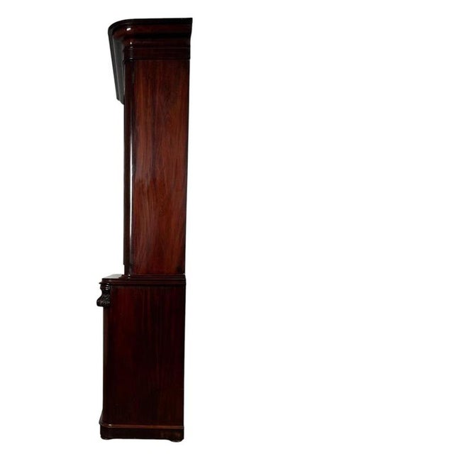Antique English Mahogany Bookcase, 1800s For Sale - Image 13 of 15