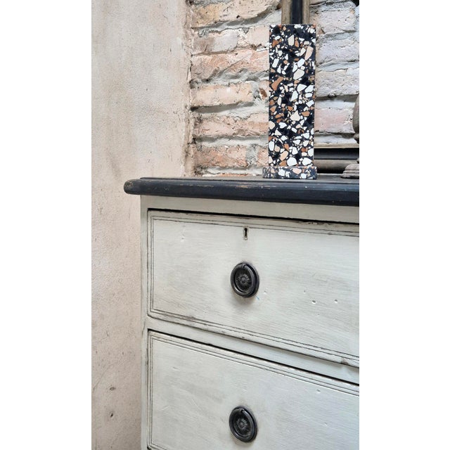 Late 19th Century Victorian Painted Pine Chest of Drawers, England For Sale - Image 4 of 13