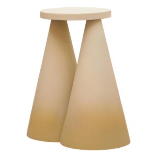 Honey Isola Side Table by Cara Davide For Sale