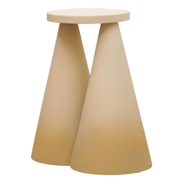 Honey Isola Side Table by Cara Davide For Sale