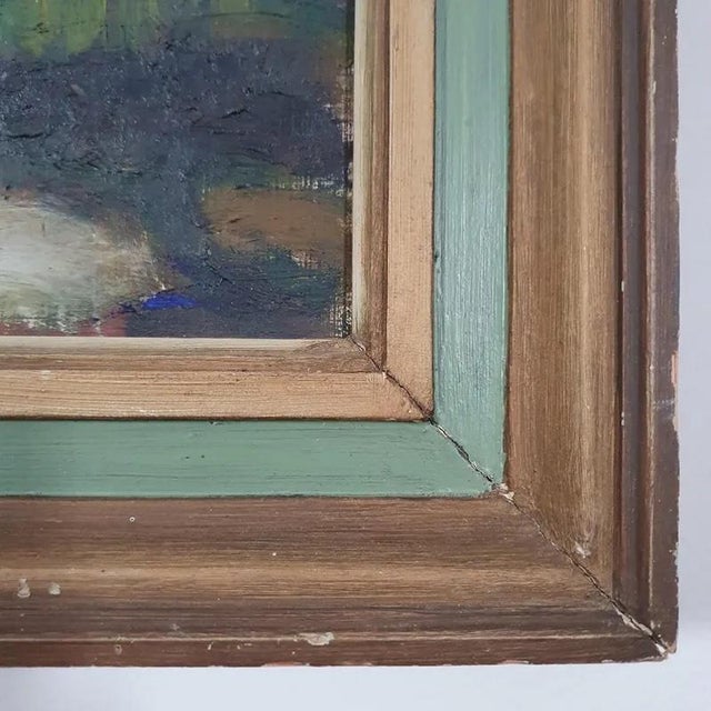 Sehlstedt, Swedish Landscape, 1950s, Oil on Panel For Sale - Image 17 of 18