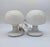 1960s White Jucker Lamps by Afra and Tobia Scarpa for Flos, Italy, 1963, Set of 2 For Sale - Image 5 of 6