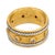 1990s Vintage Diamond 22k Yellow Gold Platinum Eternity Band, Size 5.75 For Sale - Image 5 of 7