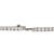 Modern 14k White Gold 4-Prong 9.83ctw Lab Grown Diamond Tennis Chain Necklace For Sale - Image 3 of 8