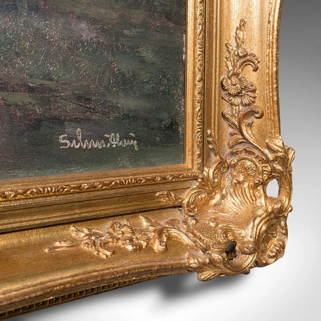 1970's Vintage Landscape Painting For Sale - Image 9 of 10