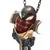 Design Bespoken Silver and Gold Necklace with Japanese Tengu Mask by Mary Ann Scherr For Sale - Image 4 of 8