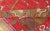 Antique Turkish Medallion Oushak Rug in Red, Green and Blue 6'0 X 8'6 For Sale - Image 11 of 13