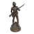 French Soldier Patinated Bronze Sculpture For Sale