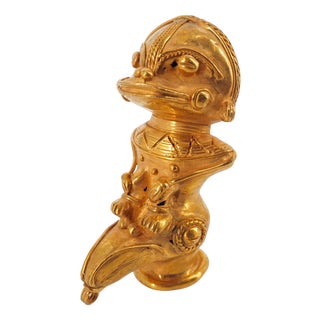 Colombian Taïrona Tumbago Statuette of Androgynous Deity For Sale