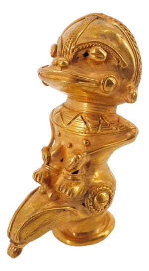 Colombian Taïrona Tumbago Statuette of Androgynous Deity