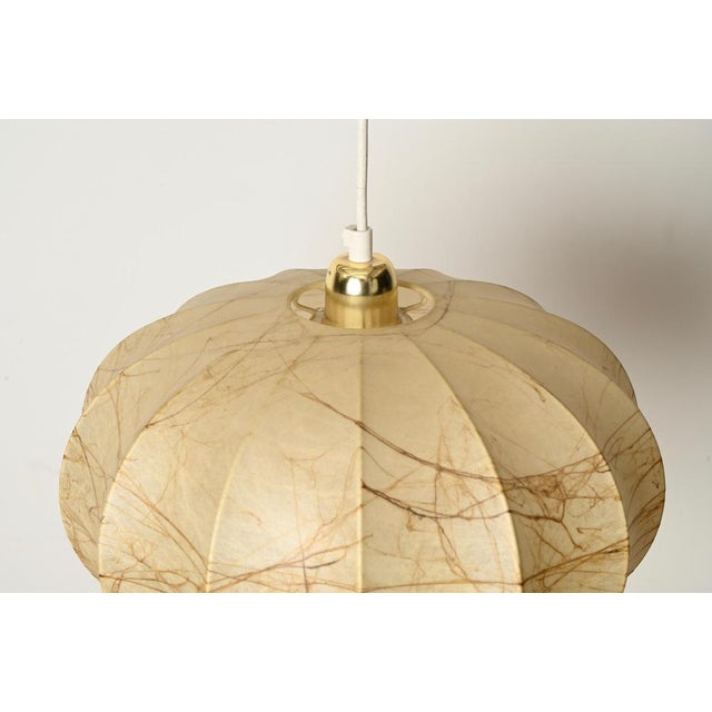 Mid-Century Beige Marbled Cocoon Pendant by Castiglioni, Italy, 1960s For Sale - Image 14 of 16