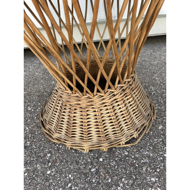 Wicker Living Room Set, 1970s, Set of 4 For Sale - Image 12 of 17