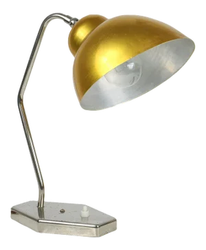 Mid-Century Gold Table Lamp, 1960s
