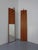 Two teak coat racks by Kai Kristiansen for Vildbjerg Møbelfabrik, dating from the 1960s. One of the coat racks includes a...