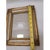 1960s Ornate Mediterranean Wood Glass 9.5x7.5 Picture Frame Carved Gold Beige Italian For Sale - Image 11 of 15
