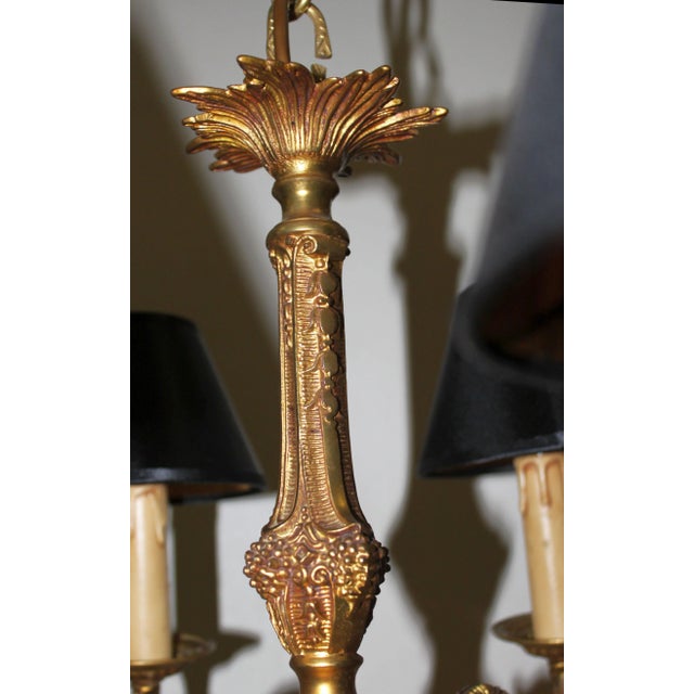 Gold Louis XV Style Chandelier For Sale - Image 8 of 11