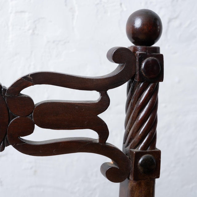 Early 19th Century A Pair of Regency Mahogany Cane Chairs, c.1810 For Sale - Image 5 of 12