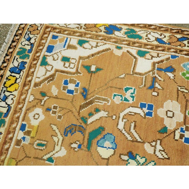 Textile Vintage Persian Mahal Rug – Size: 4' 3" X 6'9" For Sale - Image 7 of 10