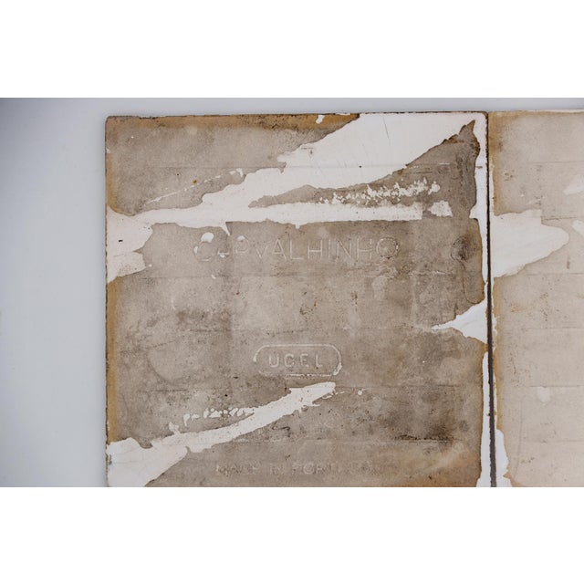 1950s Set of Two Small Bold Geometric Tiles, Portuguese For Sale - Image 11 of 11