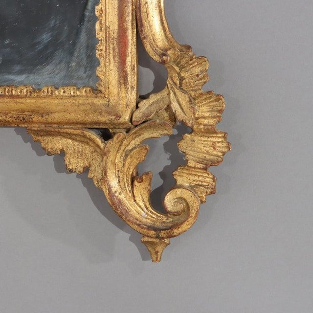 Pair of Antique French Louis XIV Gilt Wood Mirrors C1920 For Sale - Image 14 of 18