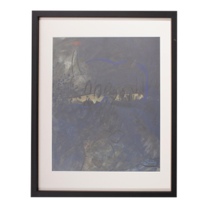 1980 Abstract Gouache Painting