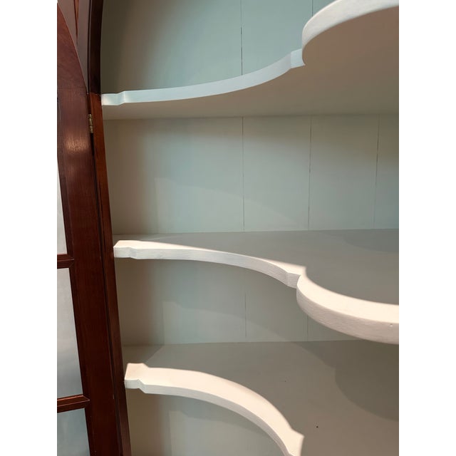 Custom Made Cherry Corner Cabinet For Sale In Washington DC - Image 6 of 9
