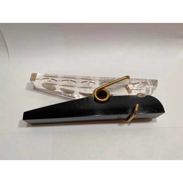 Vintage Giant Lucite Clothes Pin Decor For Sale - Image 12 of 13