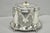 Antique Victorian Silver Plated Etched Footed Hinged Biscuit Barrel Jar on Stand For Sale - Image 13 of 18