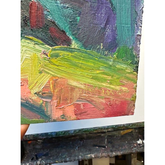 Original Oil Landscape Mountain Plein Air Painting by James Hartman For Sale In San Francisco - Image 6 of 6