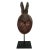 Brown Vintage Baule African Rabbit Mask For Sale - Image 8 of 8