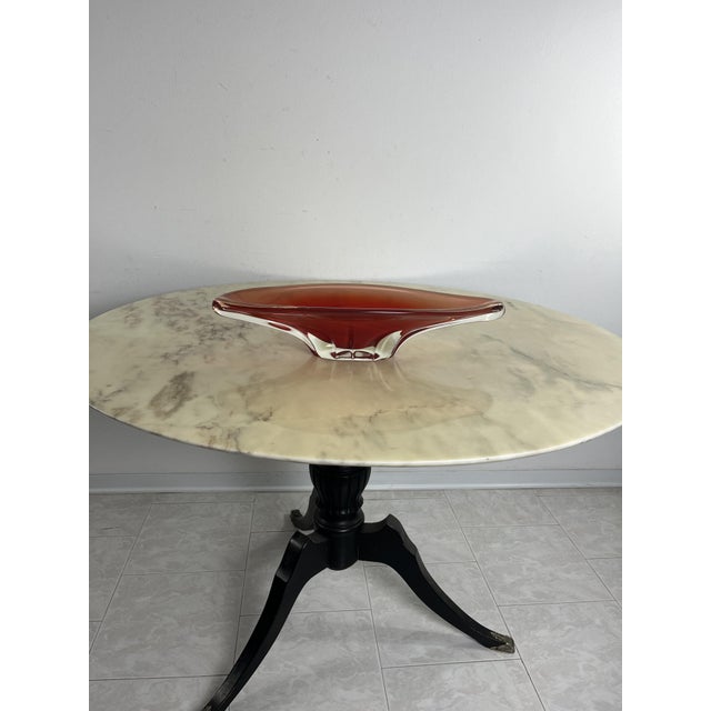 Red Mid-Century Murano Glass Centerpiece, 1960s For Sale - Image 8 of 13