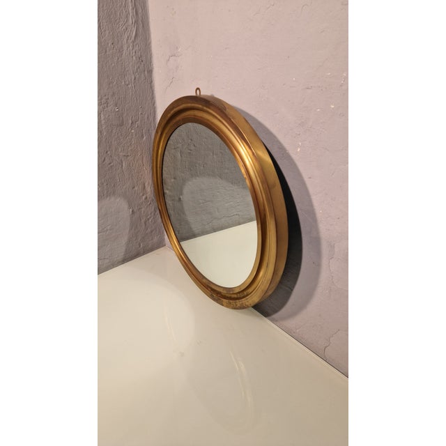 Narciso Mirror in Brass by Sergio Mazza for Artemide, 1960s For Sale - Image 12 of 17