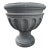 Stone Cement Carved Urn Planter For Sale