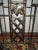 Tuscan 1980s Vintage Standing Metal Torch Candle Stand with Grape Leaf Design For Sale - Image 3 of 12