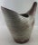 Beige Accolay French Ceramic Vase or Vessel, Manner of A. Kostanda, 1960s For Sale - Image 8 of 10