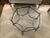 1970s 1970s Black & Glass Hexagon Coffee Table For Sale - Image 5 of 12